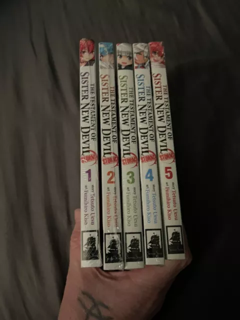 The Testament of Sister New Devil STORM! Vol 1-5 English w/RARE and OOP Volumes