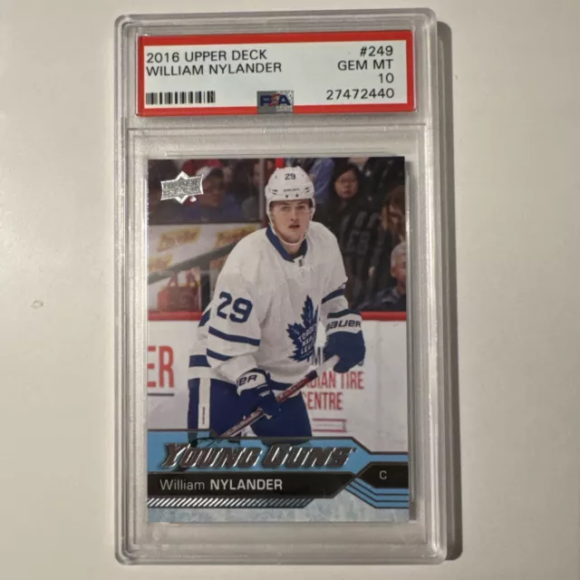 2016 Upper Deck William Nylander Young Guns Rookie 🔥 Psa 10