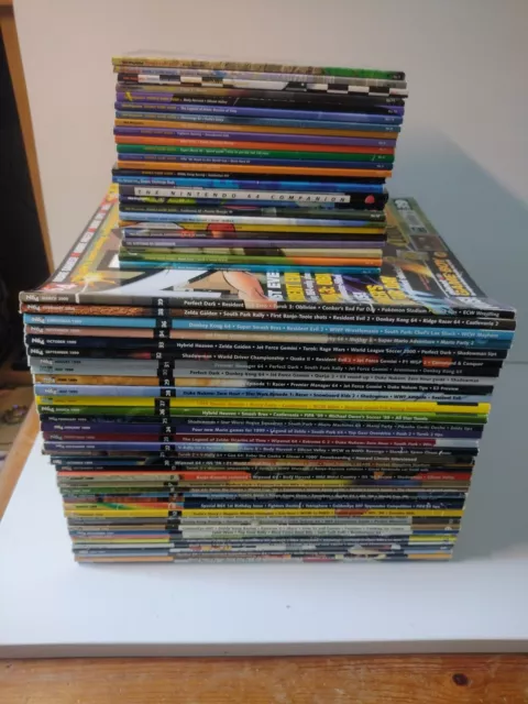 37 x N64 Magazines Console Game Nintendo Huge Job Lot Rare Bundle Guides Future