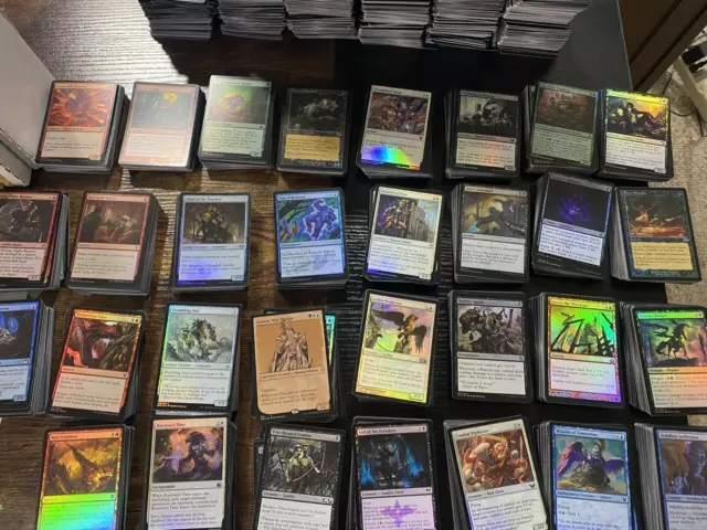 Super Huge Mega Lot of 1000+ MTG FOILS only - ALL FOIL NM/SP Bulk English