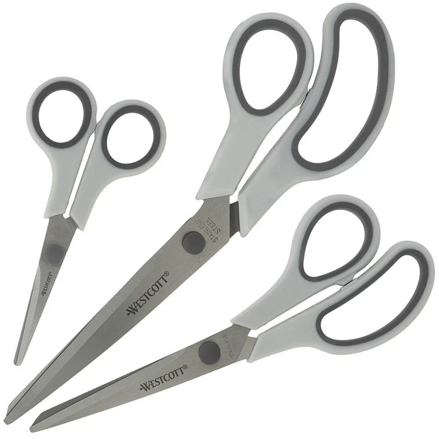 WESTCOTT Papierscheren-Set Easy Grip