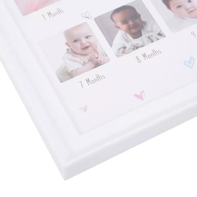 Monthly Baby Milestone Growth Record Photo Frame Anniversary