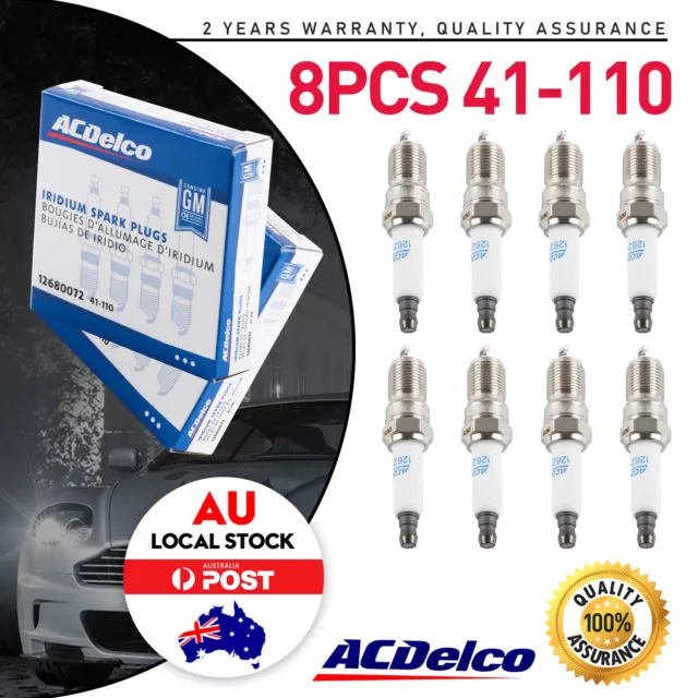 NEW Holden HSV VT VX VY VZ VE VF SS V8 Iridium Spark Plugs - LS1 LS2 LS3