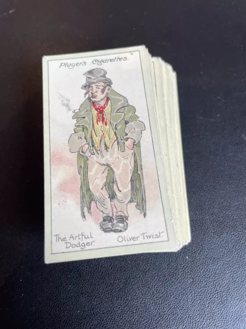 Players-  Vg Full Set- Characters From Dickens 1923 (Re-Issue 50 Set Of Cards)