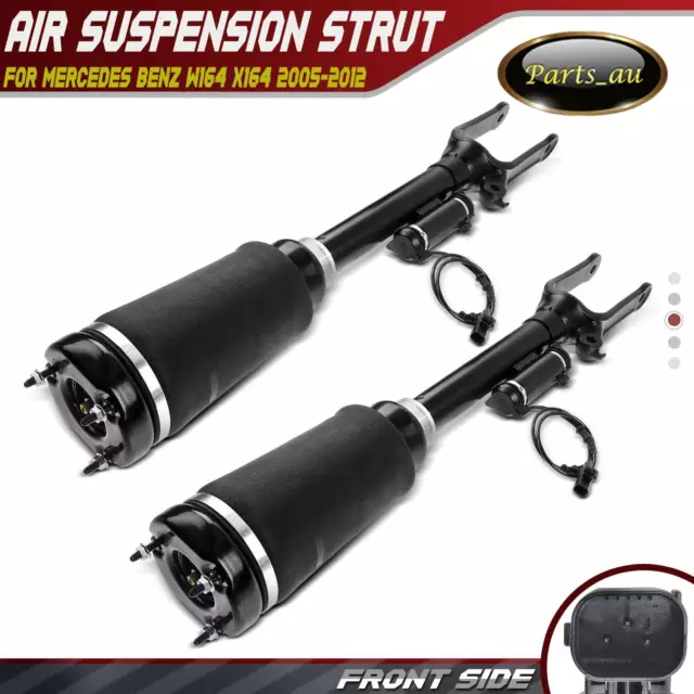 2x Front Air Suspension Strut Shock Absorber for Mercedes Benz W164 X164 w/ ADS