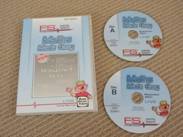 Maths Made Easy DVD - Measurement (Metric) - 2 Discs - Teaching Resource