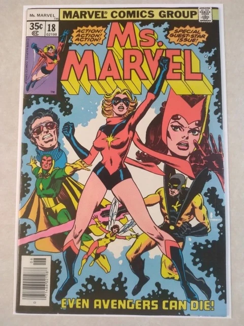 Ms. Marvel #18, Marvel Comics 1st app of Mystique [not in disguise]