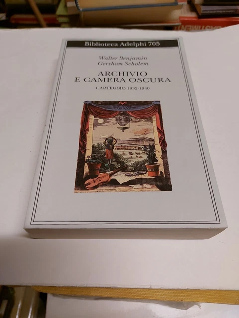 ARCHIVIO E CAMERA OSCURA - BENJAMIN WALTER, SCHOLEM GERSHOM - Adelphi, 16d23