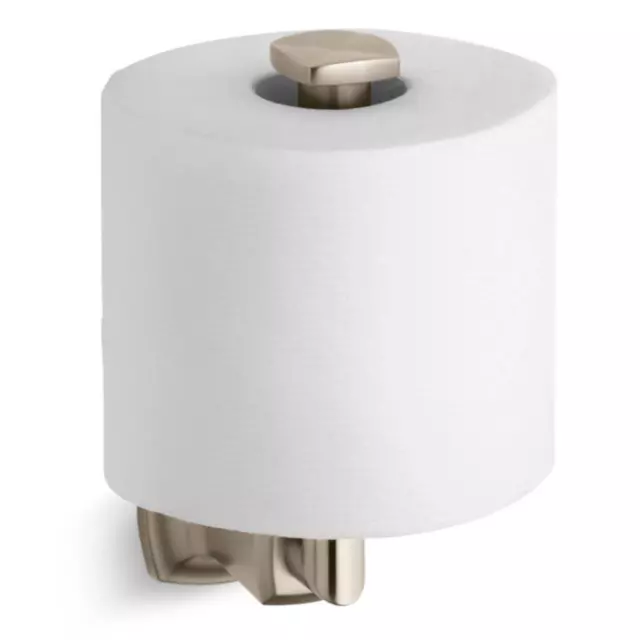 Kohler K-16255-BV Margaux Vertical Toilet Paper Holder, Brushed Bronze