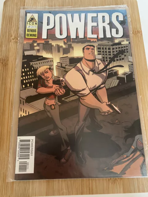 Powers #1 (Vol 2) Bendis Oeming / Icon / Jul 2004 1. Druck