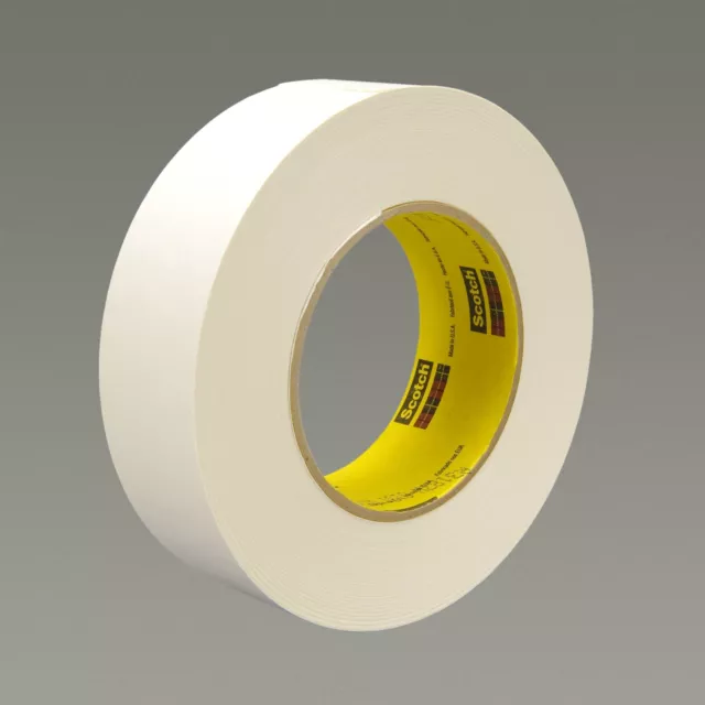 3M Repulpable Strong Single Coated Tape R3187, White, 48 mm x 55 m, 7.5mil