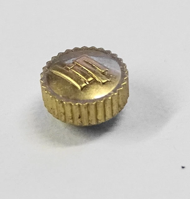 Couronne De Remontoir LIP Dorée – Pour Modèles 148 Et 184 – Stock 1975 – Neuve