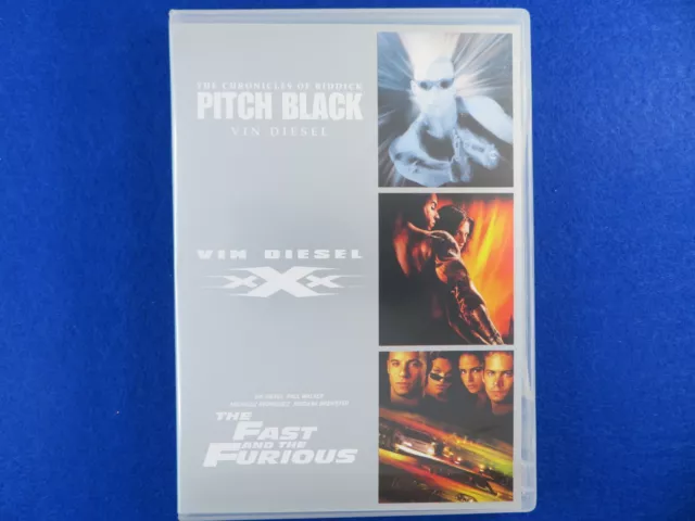 The Chronicles Of Riddick Pitch Black/XXX/The Fast & The Furious-DVD-Region 4