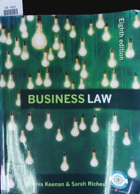 Business law. Keenan, Denis J.: