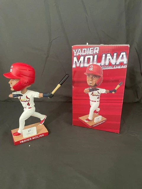 NIB St Louis Cardinals YADIER MOLINA Yadi Springfield Bobblehead SGA 7-31-21 HOF