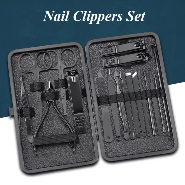 Portable Manucure Pédicure Nail Care Set Cutter Cuticle Clipper Kit / Gift ₣