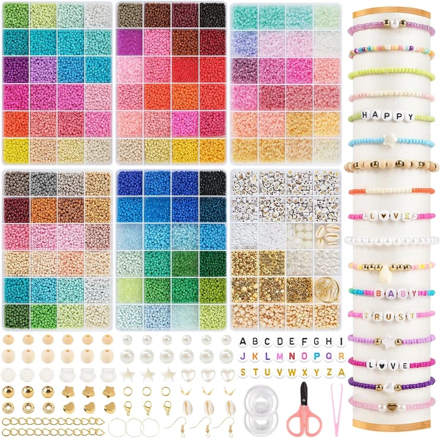 Kit 900 Pezzi Bigiotteria Fai Da Te - Perline Pietre Naturali, Ciondoli, Accessori Per Gioielli