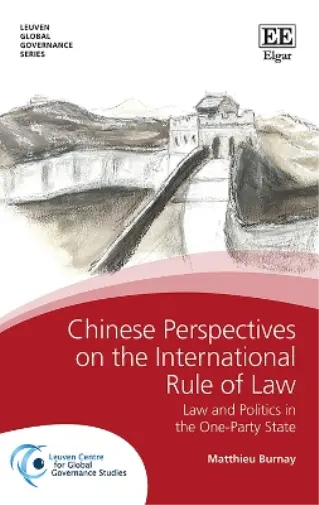 Matthieu Burnay Chinese Perspectives on the International Rule of Law (Relié)