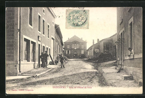 CPA Spincourt, Rue de l´Hotel de Ville