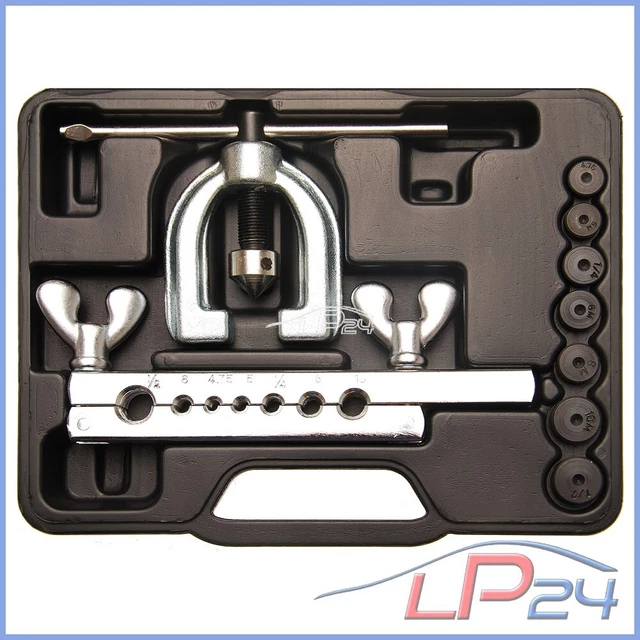 Kit Set Coffret Universel Pour Évasement De Conduits De Frein En 9 Pièces Neuf