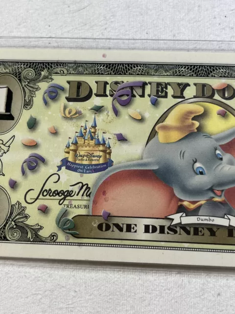 2005 Disney Dollar Dumbo with Barcode from Disney World 3