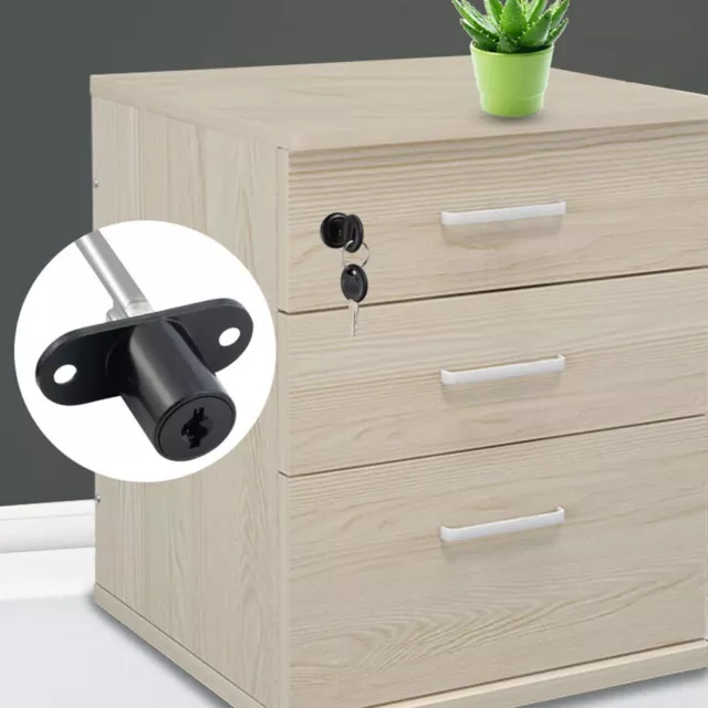 Easy to Use Furniture Desk Draw Pedestal Lock for Office Home Filing Cabinet