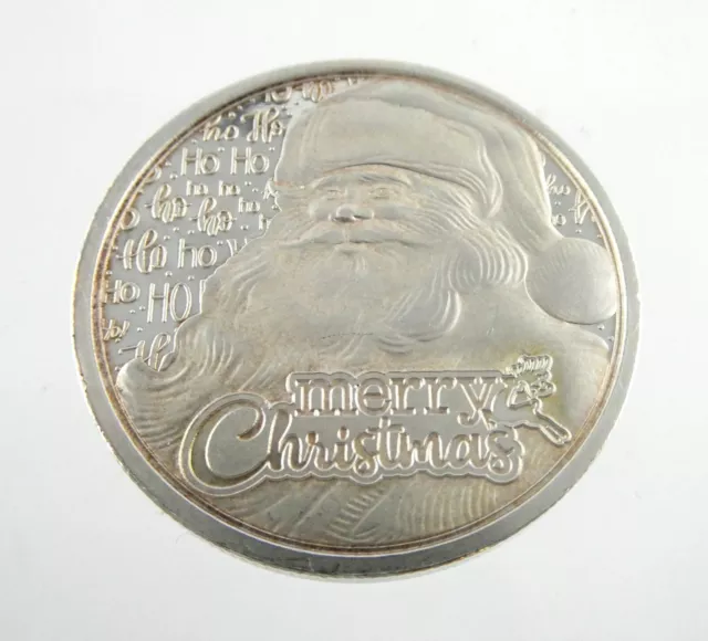 Fine Silver Bullion Coin 1 Troy Ounce 2020 Merry Christmas Santa Claus .999