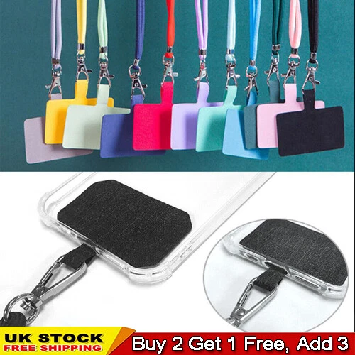 Universal Cross Body Phone Lanyard Nylon Patch Mobile Phone Strap Adjustable