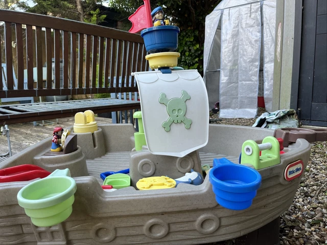 Little tikes anchors away pirate ship deals outdoor play water table