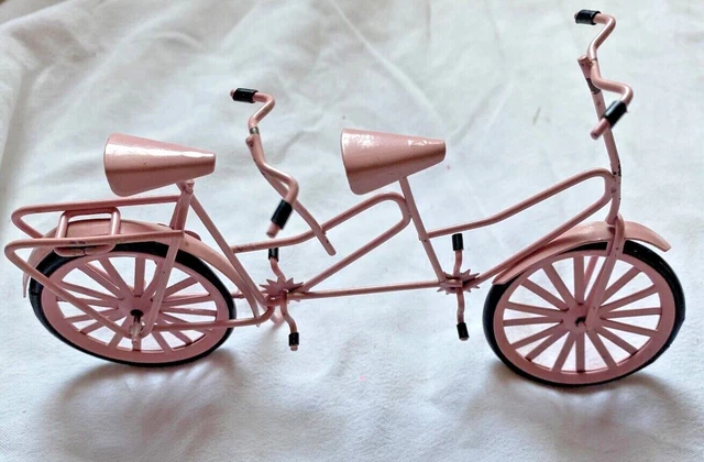 Miniature Vélo En Métal Doré, Décoration Maison Vintage, France
