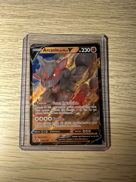Carte Pokémon ARCANIN V 090/195 Têmpete Argentée - NEUF