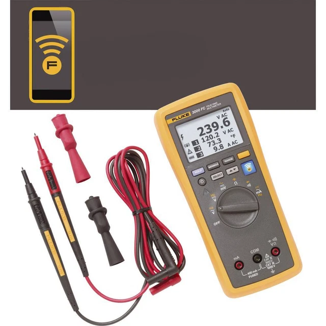 Fluke FLK-3000 FC Multimètre numérique écran graphique, enregistreur de données