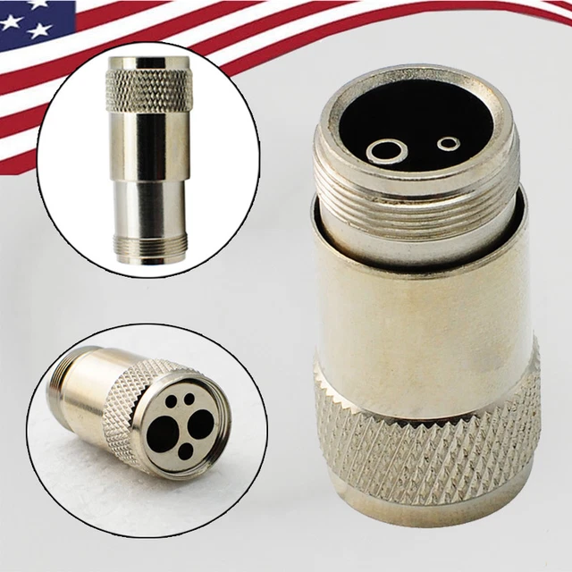 Tubing Adapter for Dental High Speed Handpiece Changer 2 Holes to 4 Holes CE