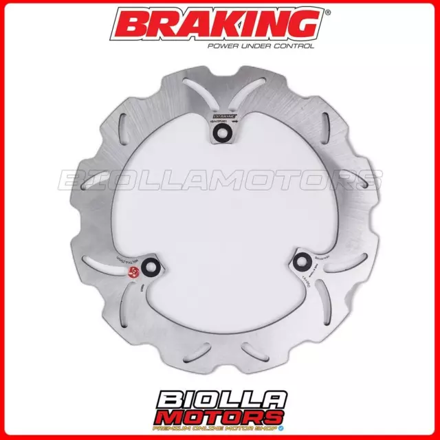 Ya48Rid Disco Freno Posteriore Dx Braking Yamaha Yp Majesty 400 2004 - 2013 Wave