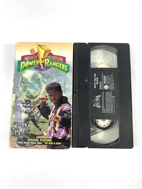 MIGHTY MORPHIN POWER Rangers VHS Putty on the Brain £6.41 - PicClick UK