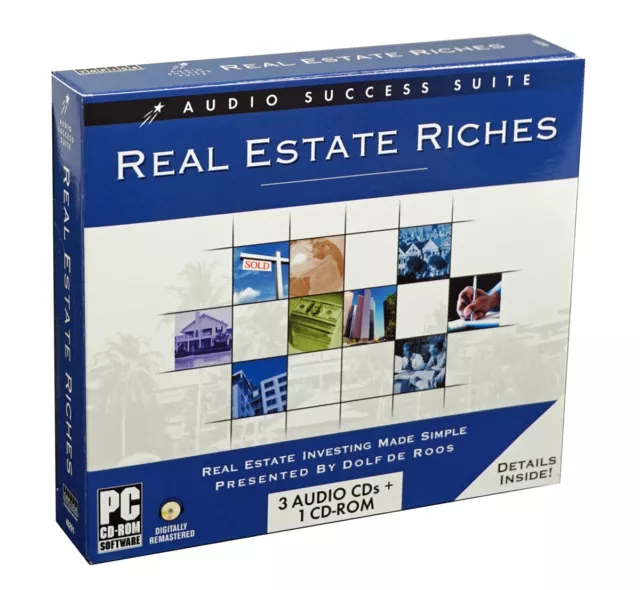 Dolf de Roos REAL ESTATE RICHES 3 Audio CDs - Create wealth through property