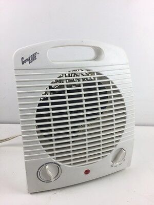 Comfort Zone CZ35 Compact 1500 Watt Portable Fan Space Heater with Thermometer