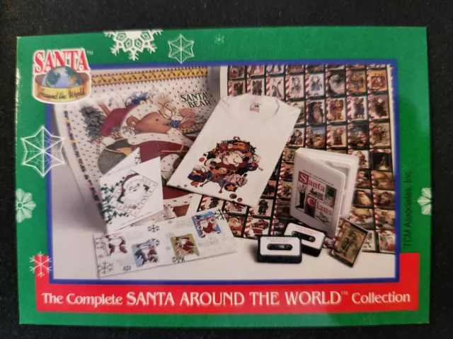 Santa Around the World Collection Order Form TCM Christmas Holiday Promo Card