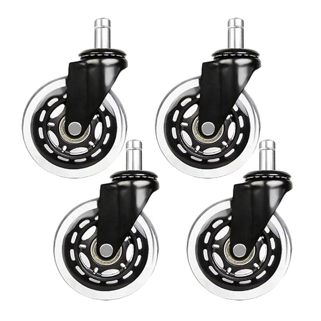 4 Pcs Universal Wheel Swivel Casters for Chairs Office Wheels