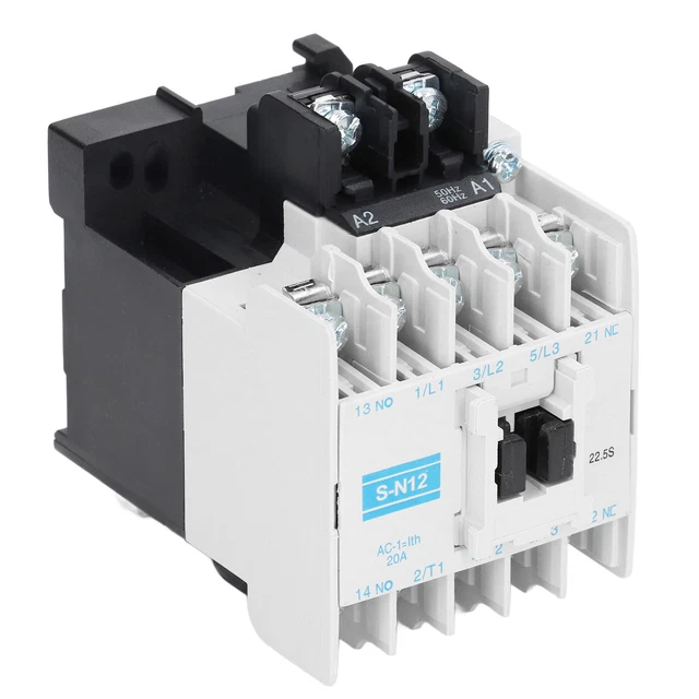 AC Contactor High Sensitivity Electric Magnetic 20A 3 Pole ABS Switch CAD(110V)