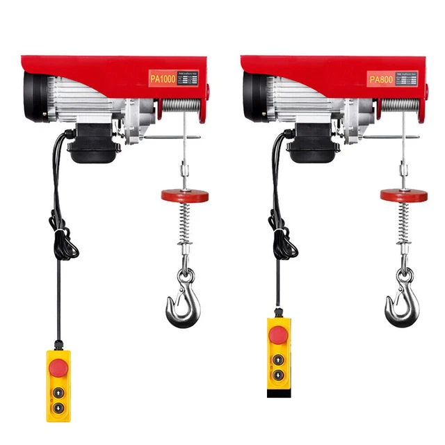800-1000KG Argano Garage Officina Rame Sollevatore Elettrico Montato 220V