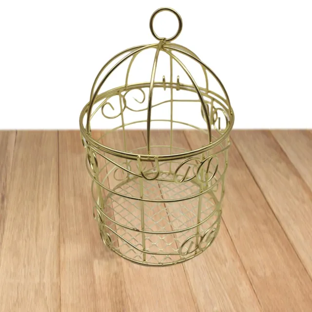 Bird Cage Candy Box iron wire Candle Holder Home Table Centerpiece Party Decor