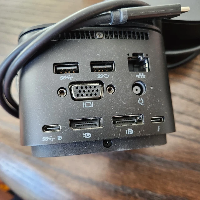 HP THUNDERBOLT DOCK 120W G2 Docking Station Port Replicator (2UK37UT