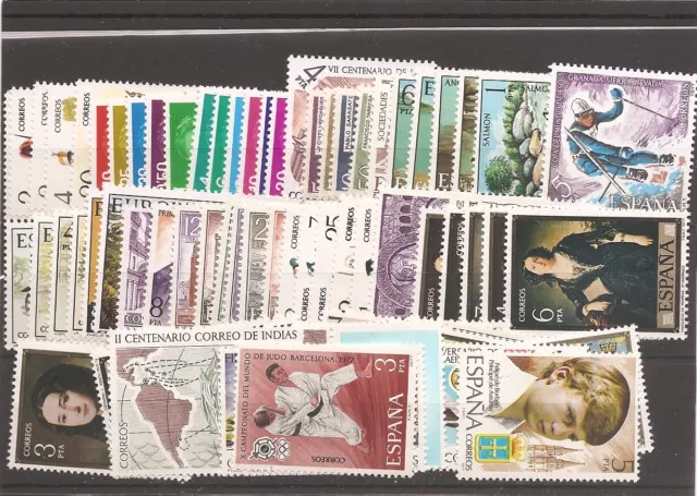 Sellos de España Año 1977 AÑO COMPLETO sellos nuevos** Incluye Mini PLiego