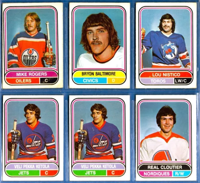 1975-76 WHA OPC Hockey U-Pick From List From 1-132- VG to NM