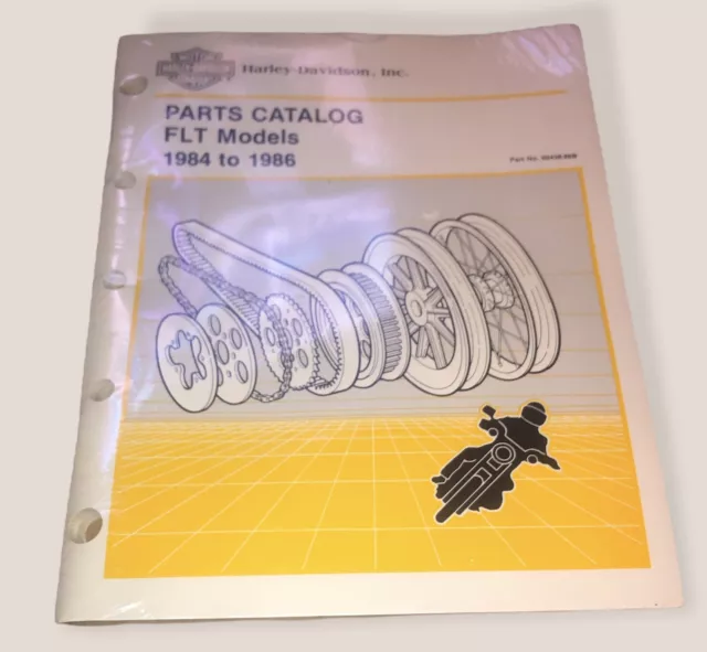 Harley Davidson 1984-1986 FLT Models Parts Catalog 99438-86 Factory Sealed
