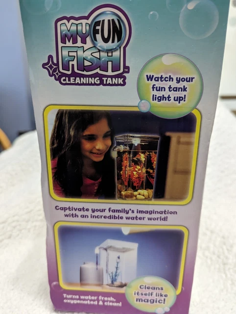 As Seen on TV My Fun Fish Beta Tank Aquarium Self Cleaning Never Been used 2