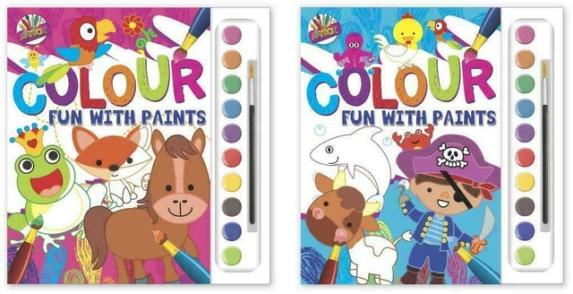 Jar Melo Libro Da Colorare Con Impronte Digitali - 12 Colori Atossici - Attività Creativa Per Bambini 3-8 Anni - 2