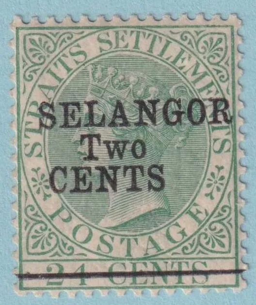 Malaya - Selangor 22  Sg 47  Mint Lightly Hinged Og * Extra Fine! - Mzp