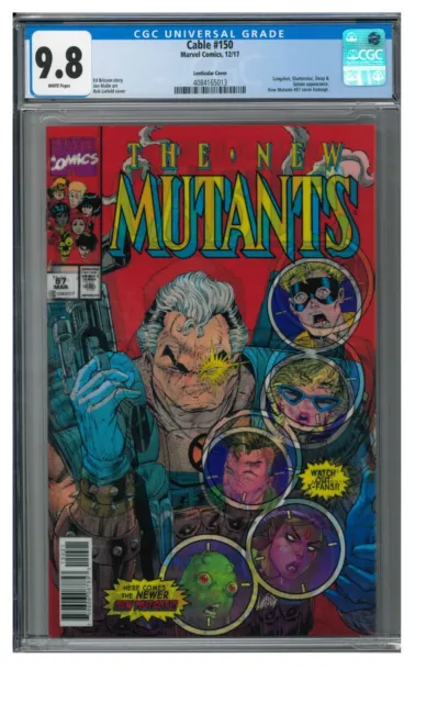 Cable #150 (2017) Lenticular Cover New Mutants 87 Homage CGC 9.8 GA232